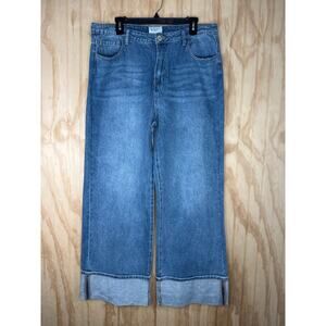 Cuffed Hem Jeans